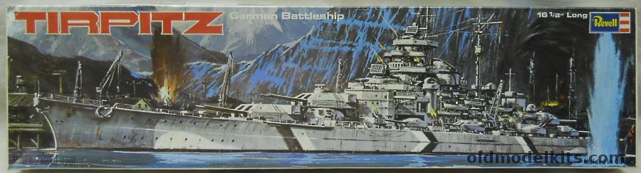 Revell 1/570 Tirpitz German Battleship, H351 plastic model kit